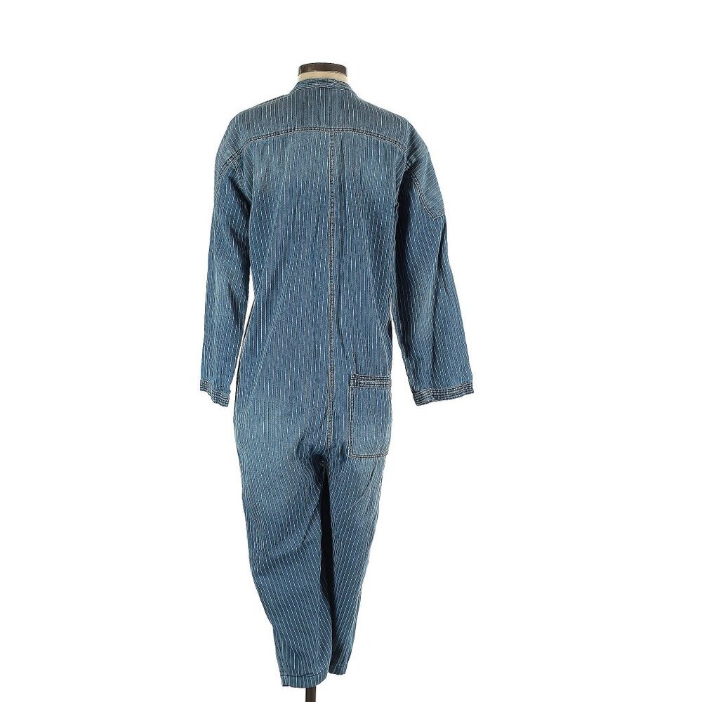 Free People Sandrine Rose Kimono Railroad Striped Jumpsuit XS - Picture 3 of 4
